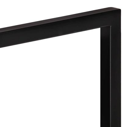 vidaXL Wall Shelf | Set of 2 | Natural wood and black 6