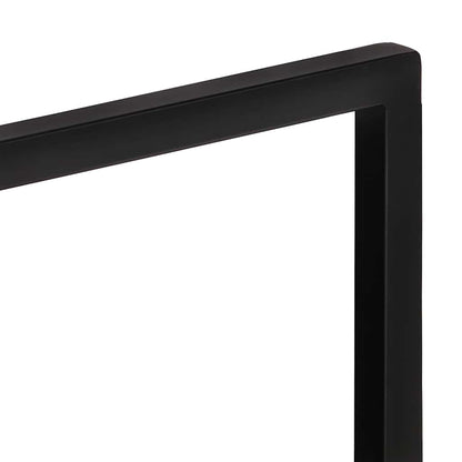 vidaXL Wall Shelf | Set of 2 | Natural wood, Black | Solid acacia wood, Steel 4