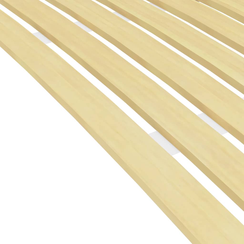 vidaXL Slatted Bed Base | Brown | Solid poplar wood | 120x200 cm | Foldable 3