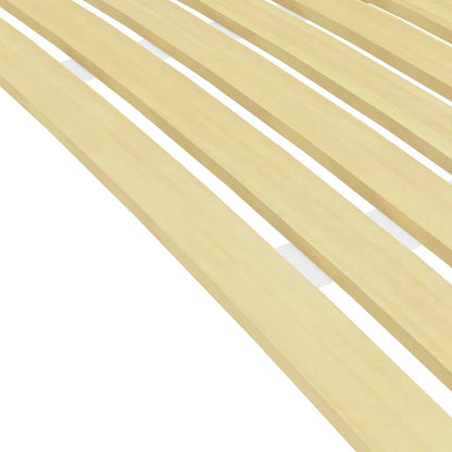vidaXL Slatted Bed Base | Brown | Solid poplar wood | 120x200 cm | Foldable 3