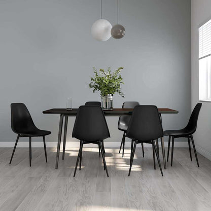 Dining Chairs PP Black 6