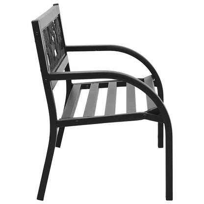 vidaXL Children Garden Bench 86 cm Steel 3
