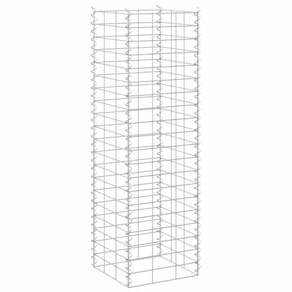 vidaXL Gabion Raised Beds 3 pcs 30x30x100 cm Iron 6