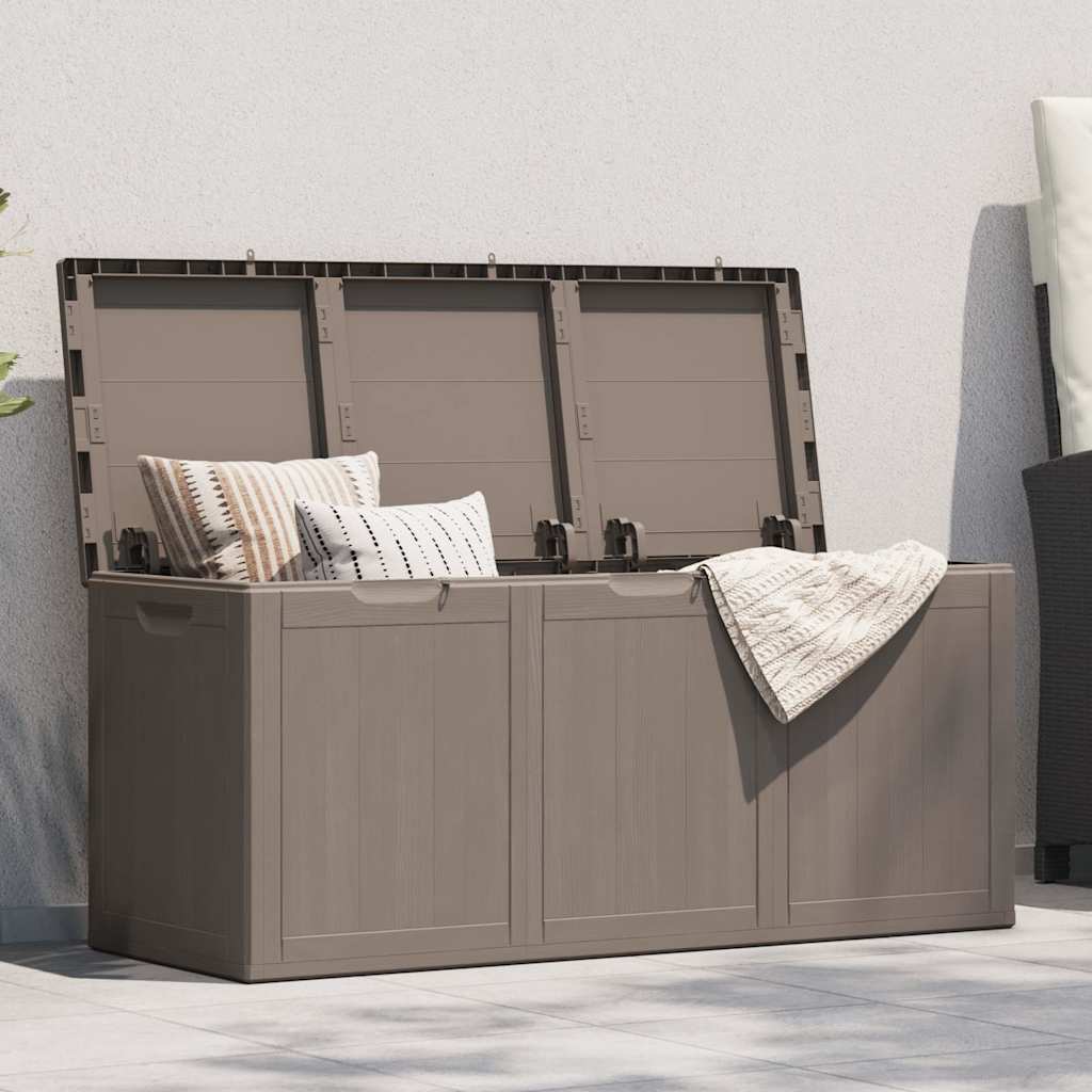 vidaXL Garden Storage Box PP Rattan