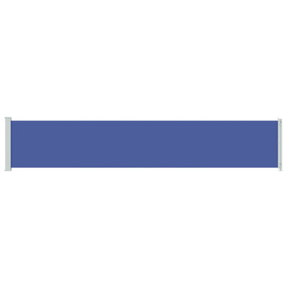vidaXL Patio Retractable Side Awning 117x600 cm Blue 4