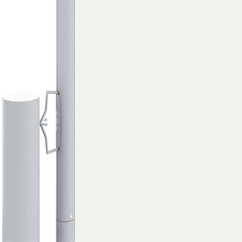 vidaXL Side Awning | Cream | Polyester with PU coating | Large | Retractable 3