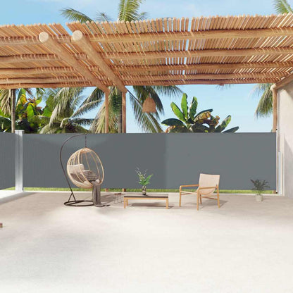 Retractable Side Awning Anthracite 100 x 600 cm – 220 x 1000 cm 180 x 1200 cm