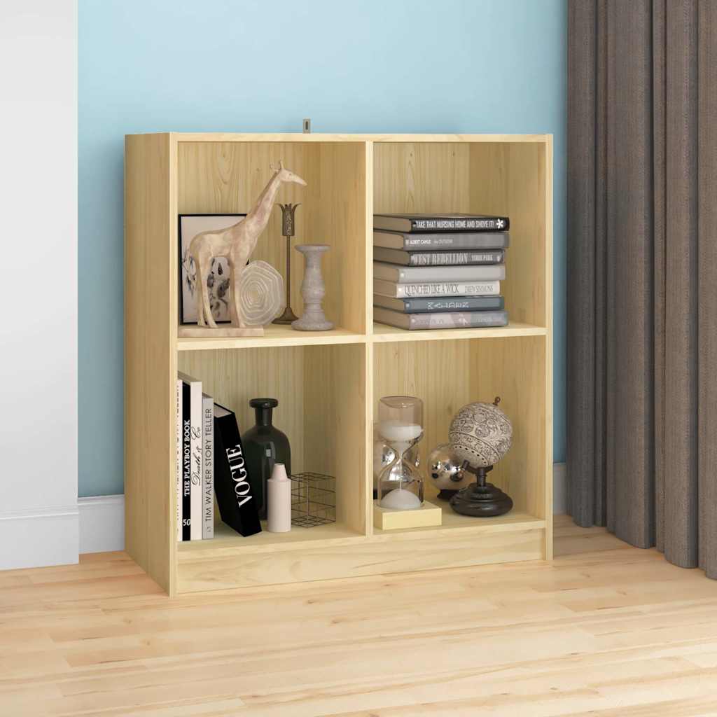 vidaXL Storage Cabinet | Pinewood | Solid pinewood (untreated) | Medium 1