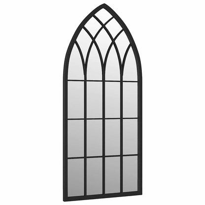vidaXL Mirror | Black | Iron, Glass | 70x30 cm | Decorative Inlays | Mirror 3