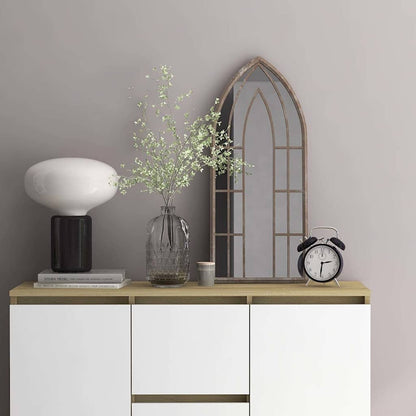vidaXL Mirror Sand 70x30 cm Iron for Indoor Use 1