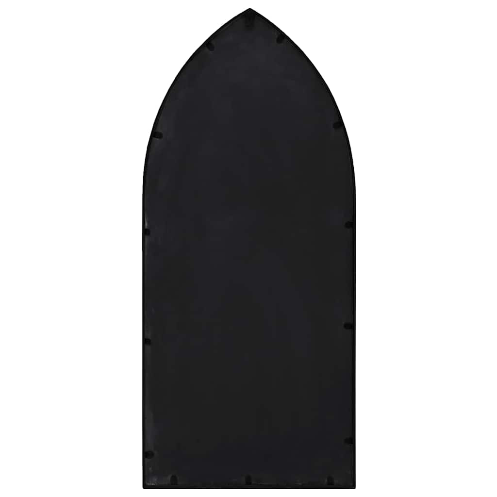vidaXL Mirror | Black | Iron | Medium | Decorative Inlays | Mirror | Other 4