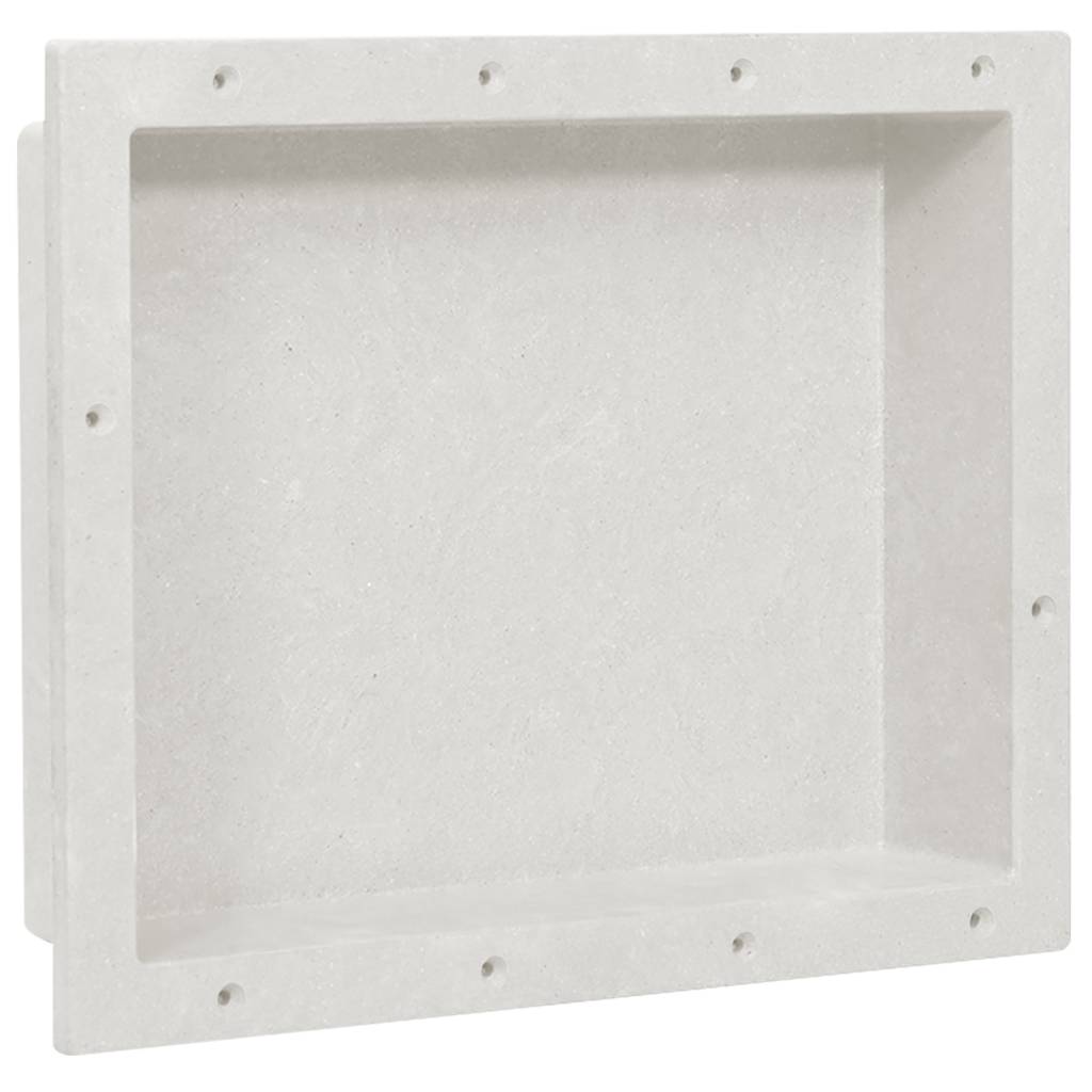 vidaXL Shower Niche Matt White 41x51x10 cm 1