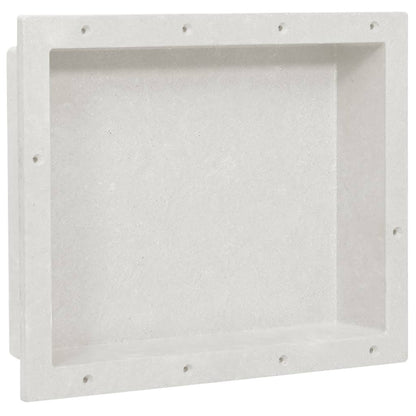 vidaXL Shower Niche Matt White 41x51x10 cm 1