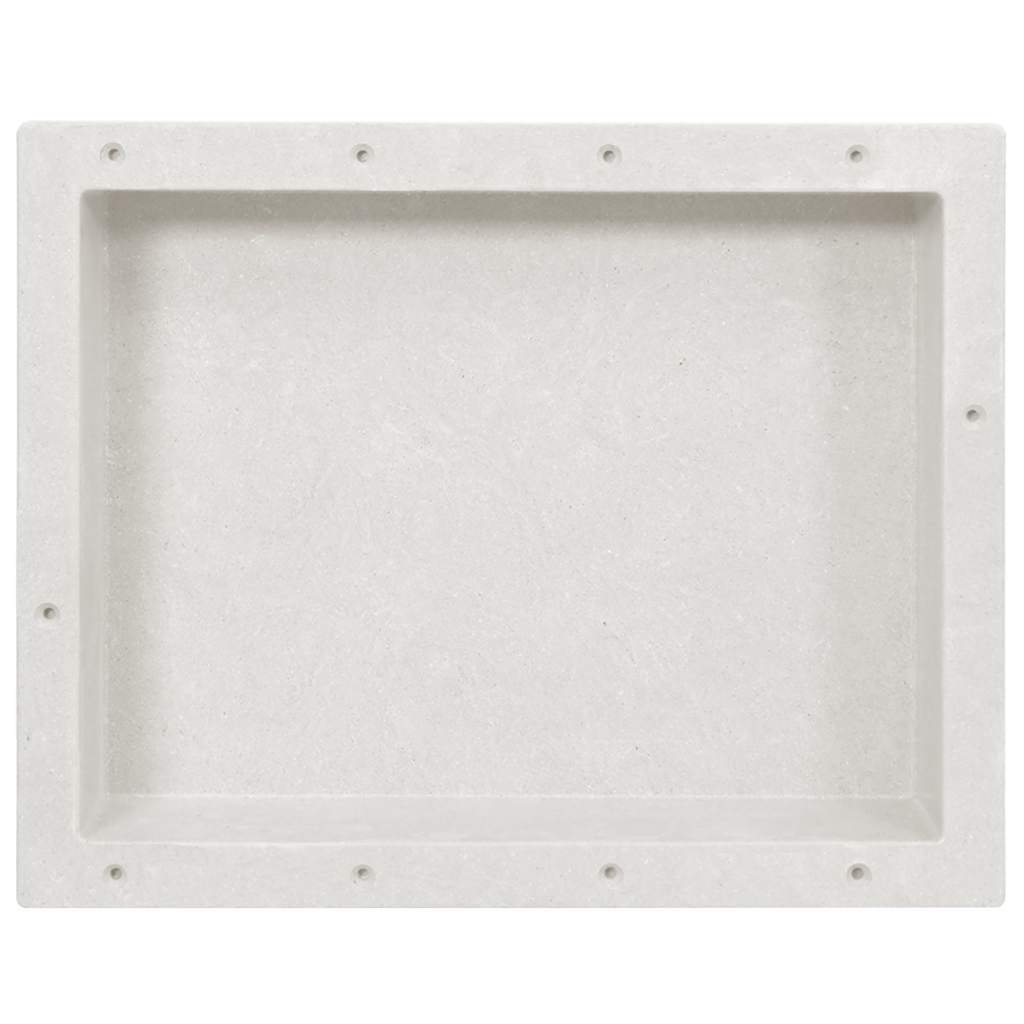 vidaXL Shower Niche Matt White 41x51x10 cm 2