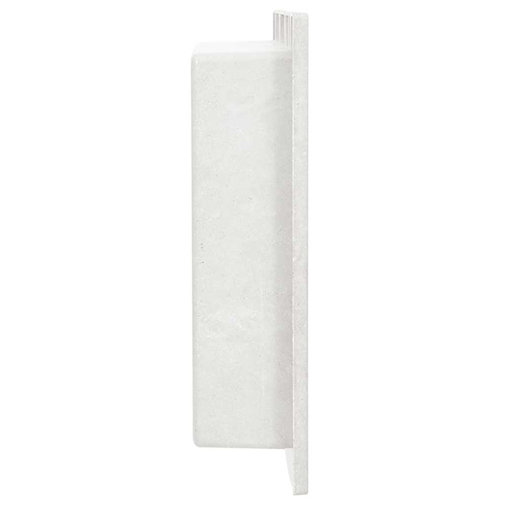 vidaXL Shower Niche Matt White 41x51x10 cm 3