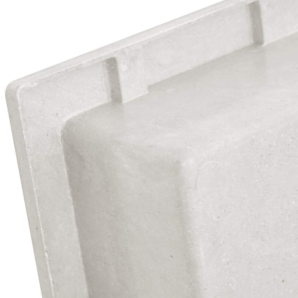 vidaXL Shower Niche Matt White 41x51x10 cm 5