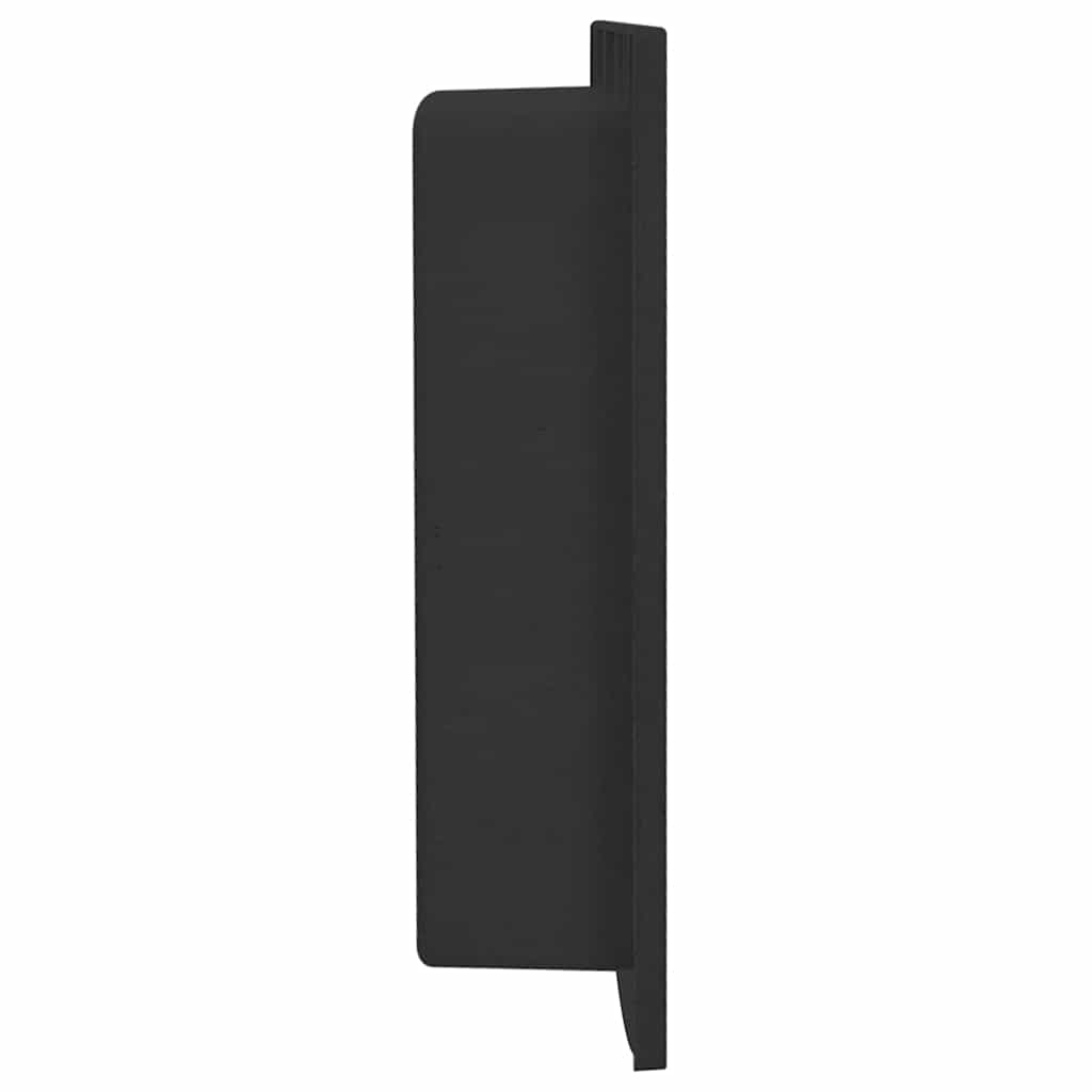 vidaXL Shower Niche Matt Black 41x51x10 cm 3