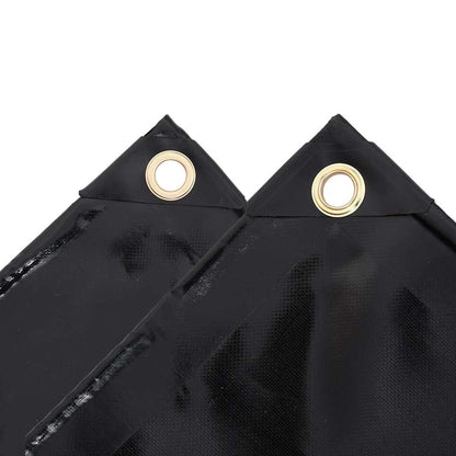 vidaXL Tarpaulin 650 g/m² 3x4 m Black 2