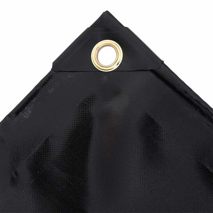 Tarpaulin 650 g/m² with eyelets Black 1 x 2.5–5 x 5 m 3 x 4 m