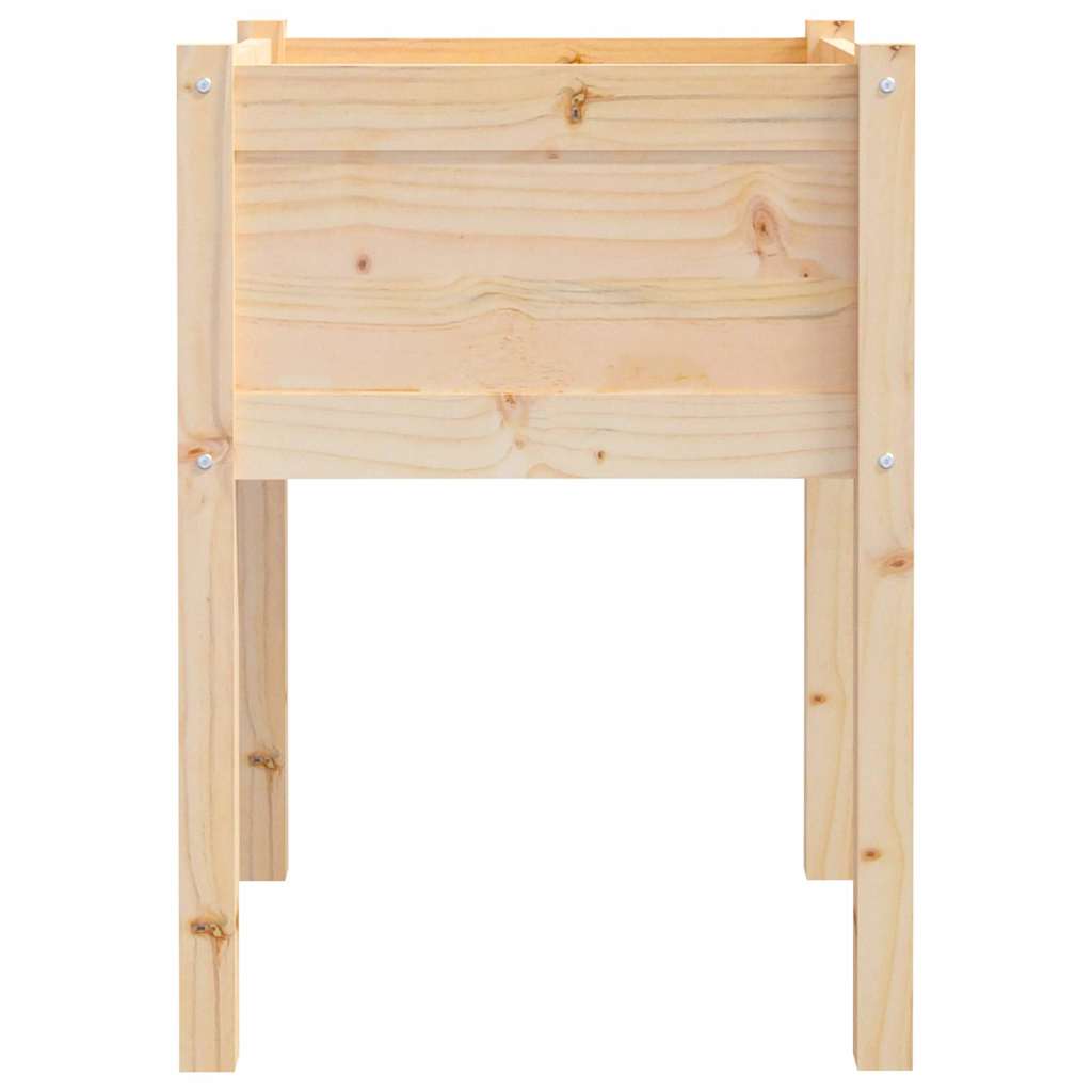 vidaXL Planter | Set of 2 | Natural wood | Solid pinewood | Medium | Planter 5