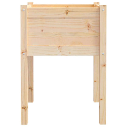 vidaXL Planter | Set of 2 | Natural wood | Solid pinewood | Medium | Planter 5