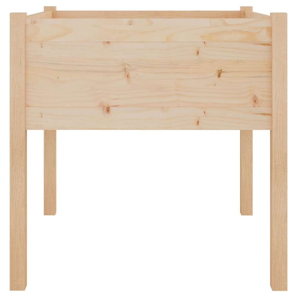 vidaXL Garden Planter | Set of 2 | Natural wood | Solid pinewood | Medium 5