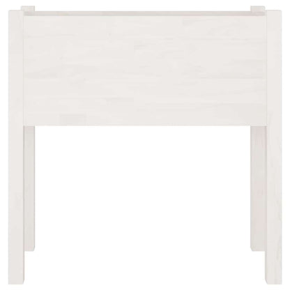 vidaXL Garden Planter | Set of 2 | White | Solid Pinewood | Standard | Durable 4