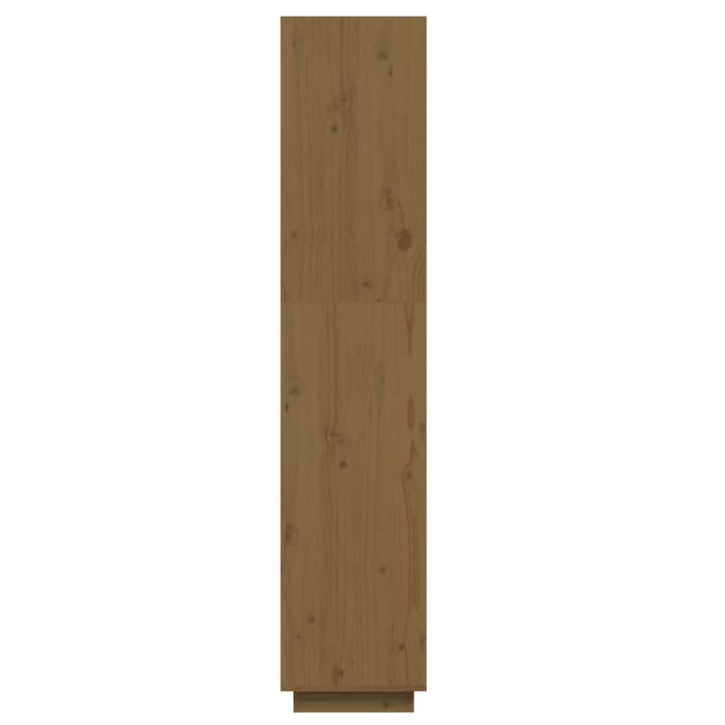 vidaXL Book Cabinet | Honey brown | Solid pinewood | Medium | Book Cabinet 6