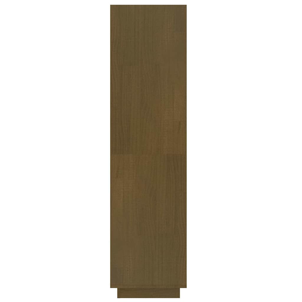 vidaXL Book Cabinet | Honey brown | Solid pinewood | Medium | Book Cabinet 6