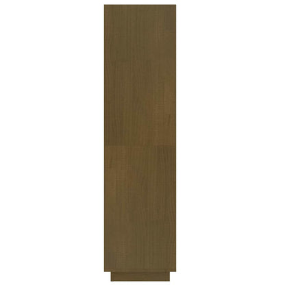 vidaXL Book Cabinet | Honey brown | Solid pinewood | Medium | Book Cabinet 6