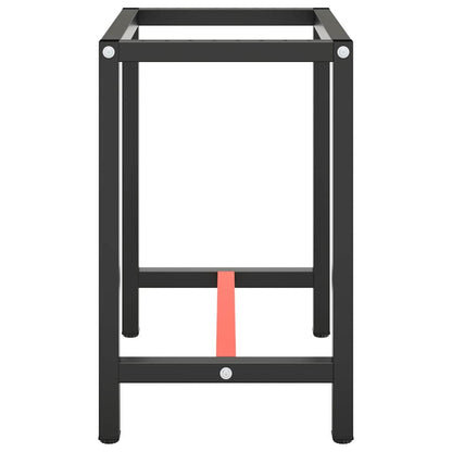 vidaXL Work Bench Frame | Matte black and matte red | Powder-coated metal 4
