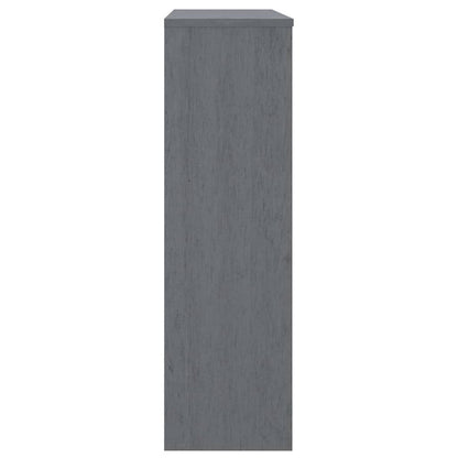 vidaXL Top For Highboard | Dark Grey | Solid pinewood, MDF | Large 6