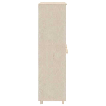 vidaXL Wardrobe | Honey brown | Solid pinewood, MDF | 89 x 50 x 180 cm 5