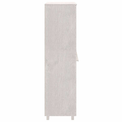 vidaXL Wardrobe | White | Solid pine wood | Medium | Wardrobe | Rectangular 5
