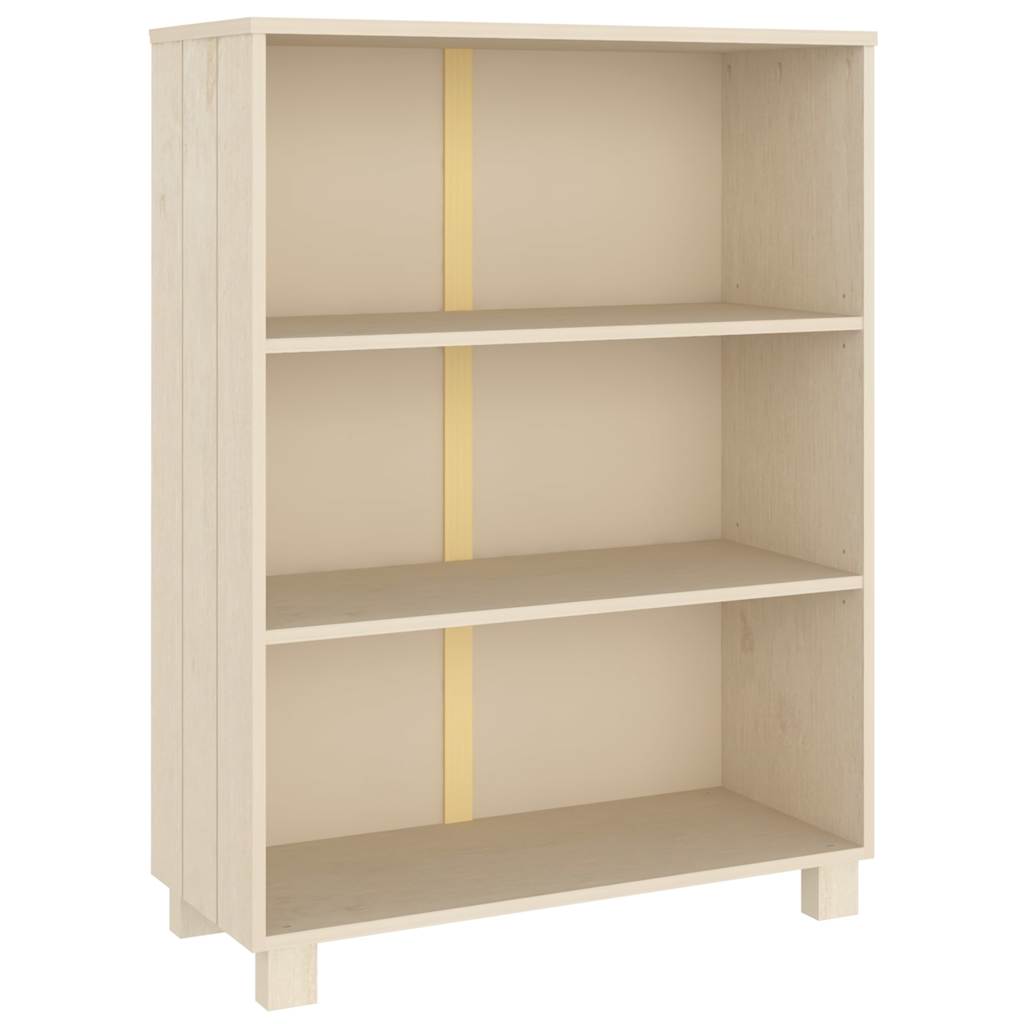 vidaXL Book Cabinet | Honey Brown | Solid Pinewood, MDF | Medium | Book Cabinet 2