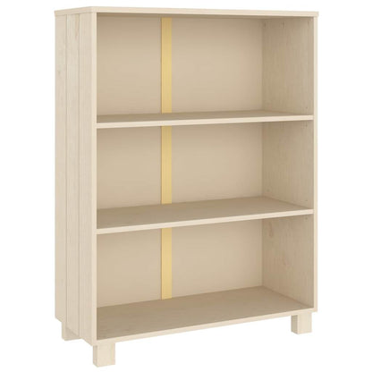 vidaXL Book Cabinet | Honey Brown | Solid Pinewood, MDF | Medium | Book Cabinet 2