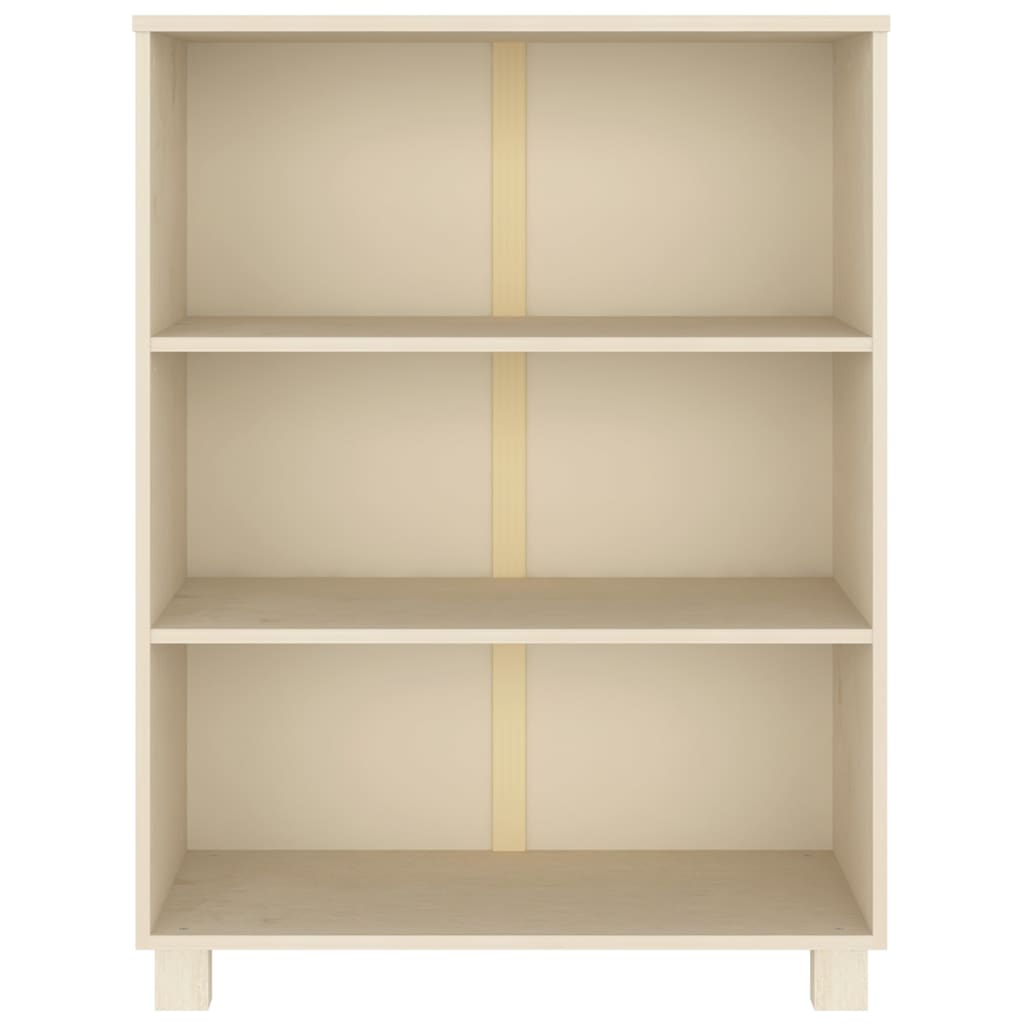 vidaXL Book Cabinet | Honey Brown | Solid Pinewood, MDF | Medium | Book Cabinet 3