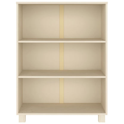 vidaXL Book Cabinet | Honey Brown | Solid Pinewood, MDF | Medium | Book Cabinet 3