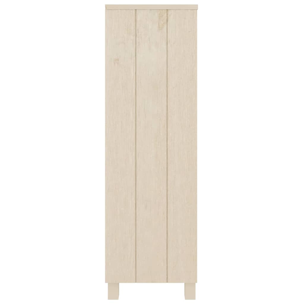 vidaXL Book Cabinet | Honey Brown | Solid Pinewood, MDF | Medium | Book Cabinet 4