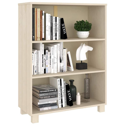 vidaXL Book Cabinet | Honey Brown | Solid Pinewood, MDF | Medium | Book Cabinet 6