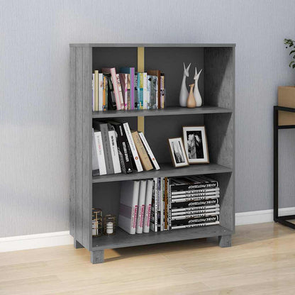 vidaXL Book Cabinet | Dark grey | Solid pinewood, MDF | Medium | Book Cabinet 1