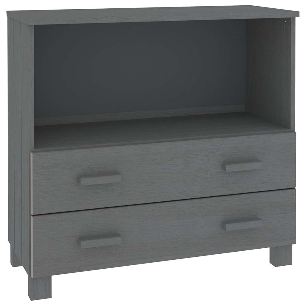 vidaXL Sideboard | Dark Grey | Solid Pine Wood | Medium | Sideboard 2
