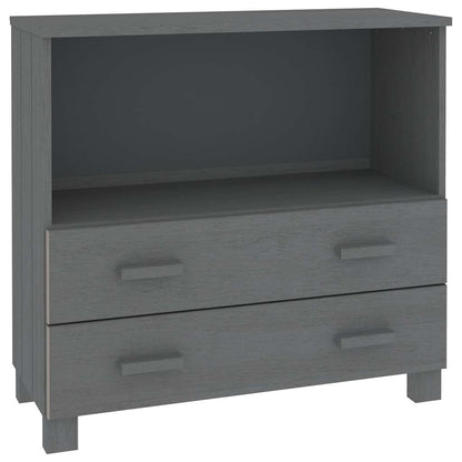 vidaXL Sideboard | Dark Grey | Solid Pine Wood | Medium | Sideboard 2