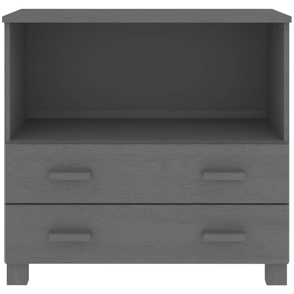 vidaXL Sideboard | Dark Grey | Solid Pine Wood | Medium | Sideboard 5