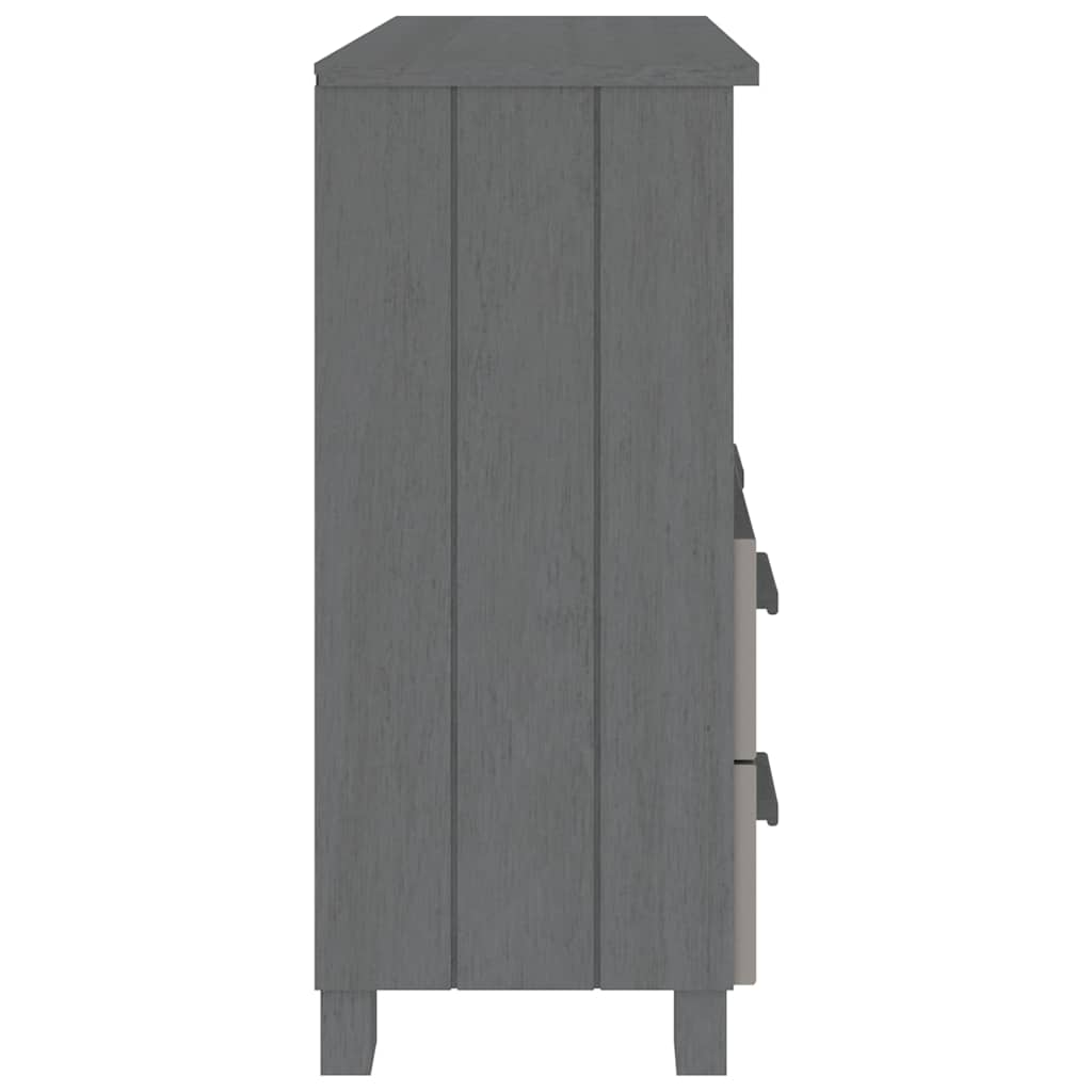 vidaXL Sideboard | Dark Grey | Solid Pine Wood | Medium | Sideboard 6