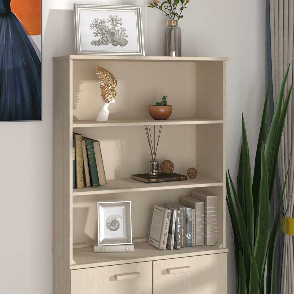 vidaXL Top For Highboard | Honey Brown | Solid Pine Wood, MDF | 85x35x100 cm 1