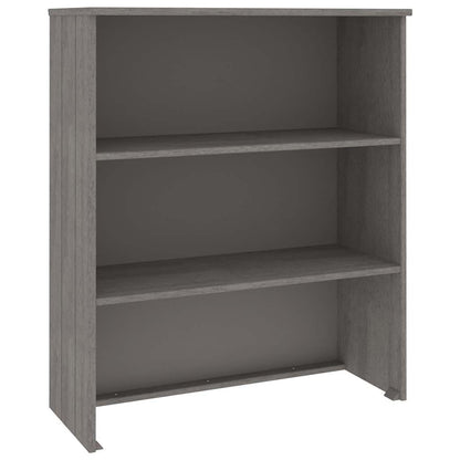 vidaXL Top For Highboard | Light grey | Solid pine wood, MDF | 85x35x100 cm 2