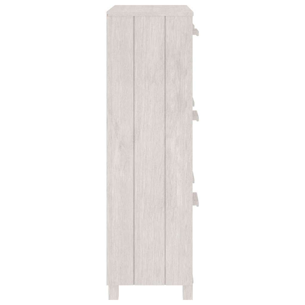 vidaXL Shoe Cabinet | White | Solid pinewood, MDF, plastic | Medium 5