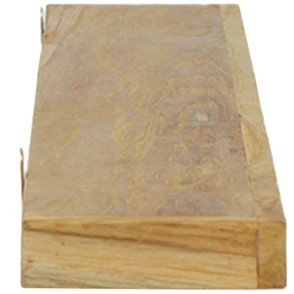 vidaXL Wall Shelves 2 pcs 110x15x4 cm Solid Wood Teak 4