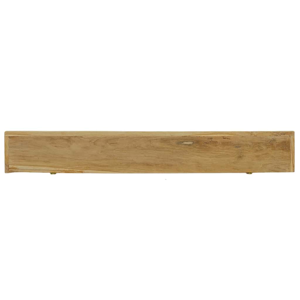 vidaXL Wall Shelves 2 pcs 110x15x4 cm Solid Wood Teak 6